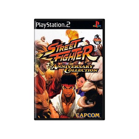 Jogo Street fighter (Anniversary collection)  - PS2 - Usado*