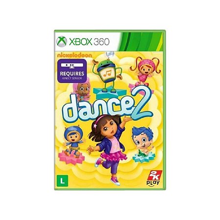 Jogo Nickelodeon Dance 2 - Xbox 360 - Usado