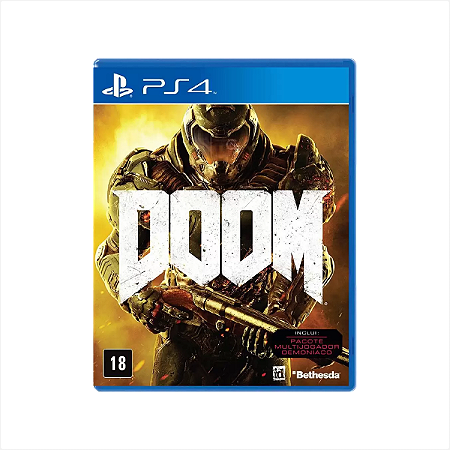 Jogo Doom - PS4 - Usado