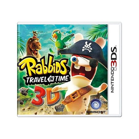 Jogo Rabbids Travel in Time 3D - 3DS - Usado