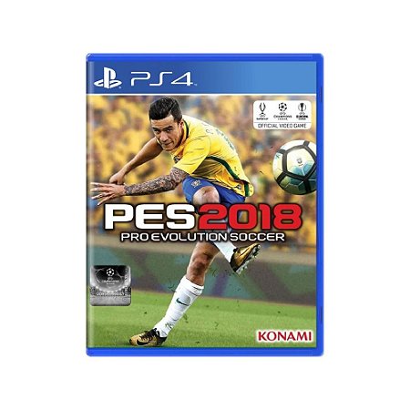 Jogo Pro Evolution Soccer 2018 (PES 2018) - PS4 - Usado