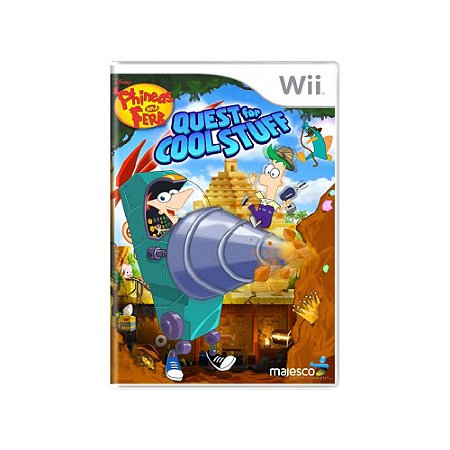 Jogo Phineas and Ferb Quest for Cool Stuff - WII - Usado*