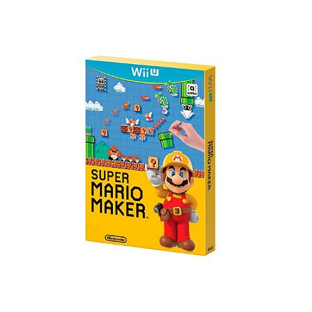 Jogo Super Mario Maker + Artbook - WiiU - Usado