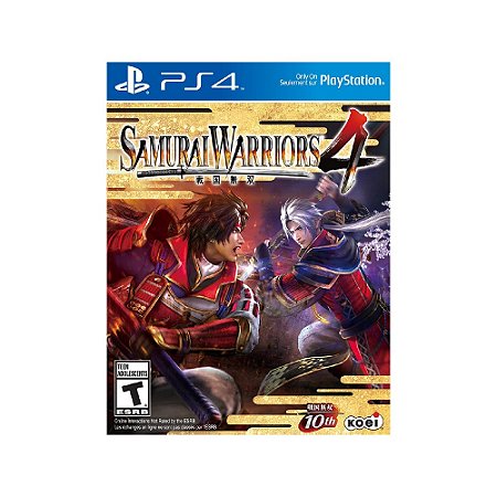 Jogo Samurai Warriors 4 - PS4 - Usado*