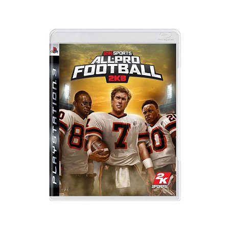 Jogo All-Pro Football 2K8 - PS3 - Usado