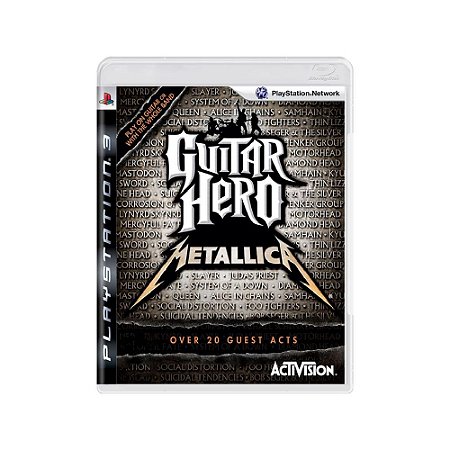 Jogo Guitar Hero Metallica - PS3 - Usado