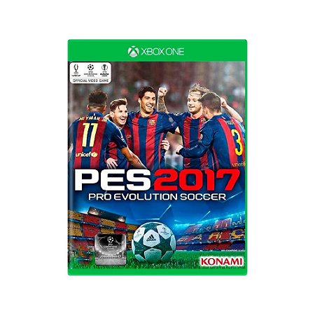 Jogo Pro Evolution Soccer 2017 (PES 17) - Xbox One - Usado