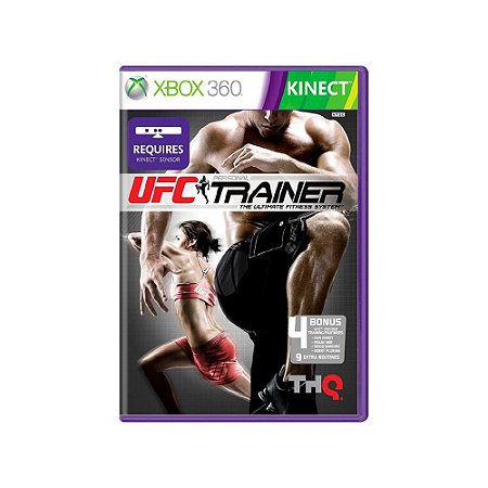 Jogo UFC Trainer The Ultimate Fitness System - Xbox 360 - Usado*