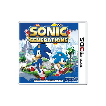 Jogo Sonic Generations - 3DS - Usado