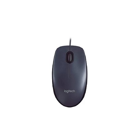 Mouse com fio USB Logitech M90 - Preto