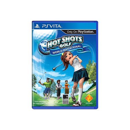 Jogo Hot Shots Golf World Invitational Sem Capa - PS Vita - Usado