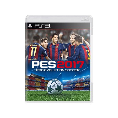 Jogo Pro Evolution Soccer 2017 (PES 17) - PS3 - Usado