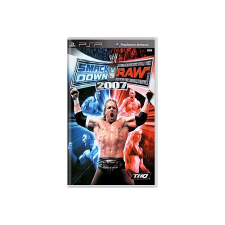 Jogo Smack Down Vs Raw 2007 - PSP - Usado