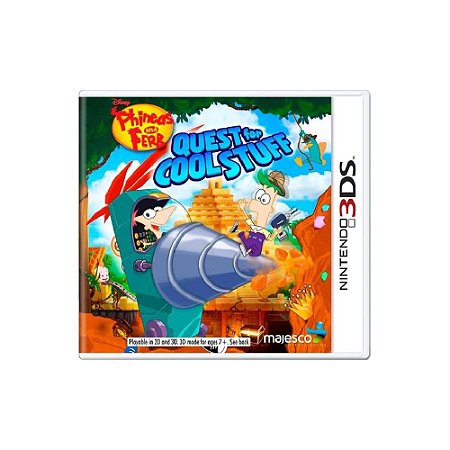 Jogo Phineas and Ferb Quest for Cool Stuff (Sem Capa) - 3DS - Usado