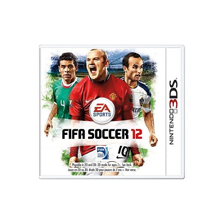 Jogo FIFA Soccer 12 (Sem Capa) - 3DS - Usado