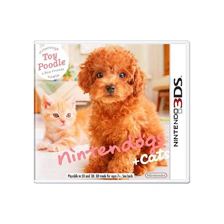 Jogo Nintendogs + Cats Toy Poodle - 3DS - Usado