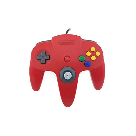 Controle Nintendo 64 Vermelho - Nintendo - Usado