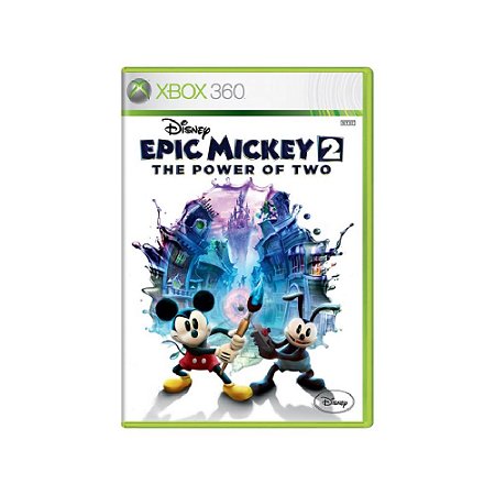 Jogo Disney Epic Mickey 2 The Power of Two - Xbox 360 - Usado*