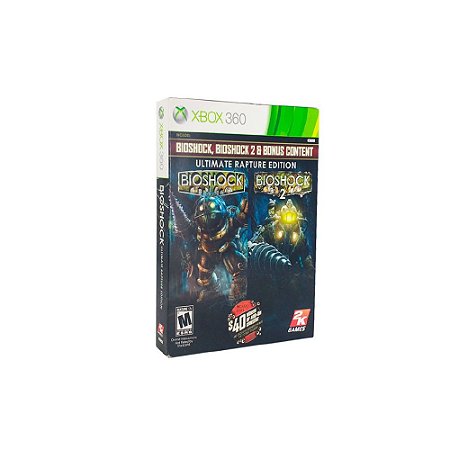 Jogo Bioshock & Bioshock II Ultimate Rapture E. Xbox 360 - Usado*