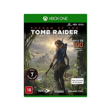 Jogo Shadow of Tomb Raider (A Definitive Edition) - Xbox One