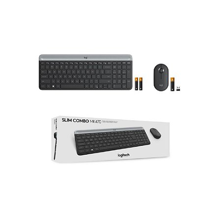 Teclado e Mouse Logitech MK470 Slim