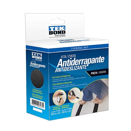 Fita Antiderrapante Tek Bond Preta
