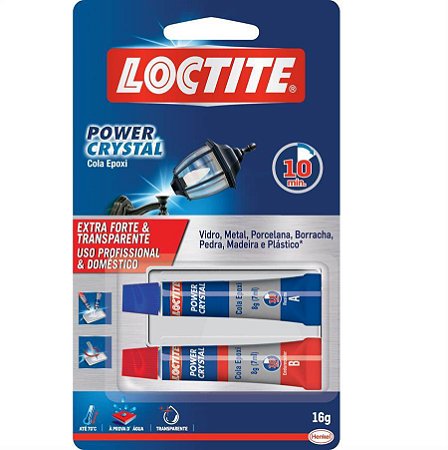 Cola Epoxi Power Cristal Loctite