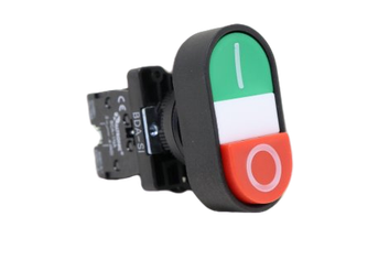 Botão Duplo Oval sem Sinalizador