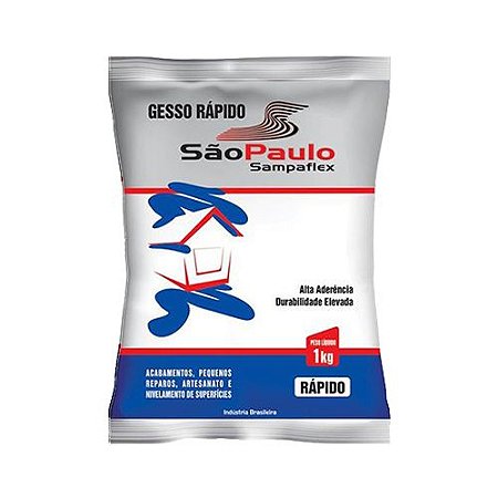 Gesso Rapido Branco 1Kg
