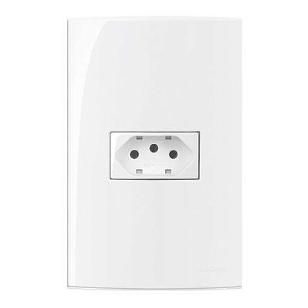 Sleek BR - Tomada Embutir c/Placa Margirius