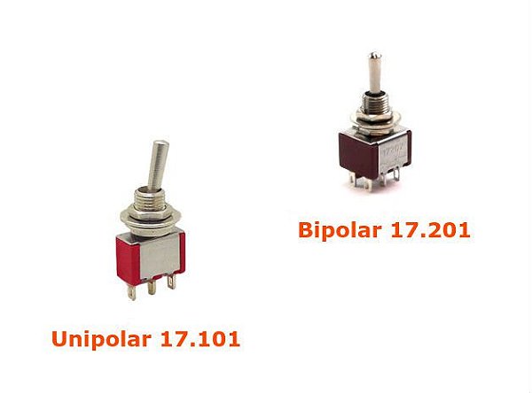 Interruptor Alavanca Unipolar - Serie 17.000 Micro