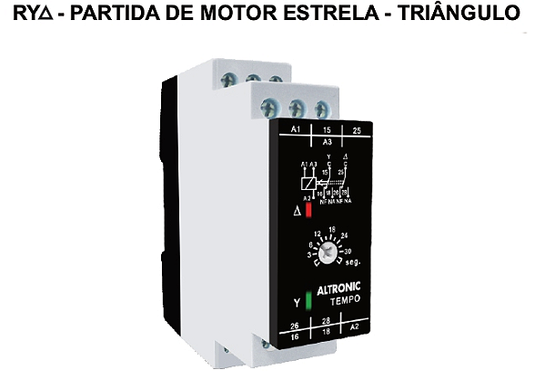 Rele Partida de Motor Estrela Triângulo (RYD)