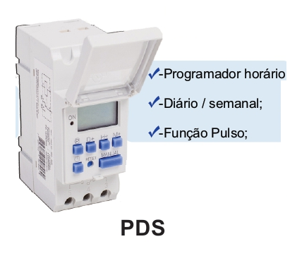 Timer Programador Diario e Semanal (PDS)