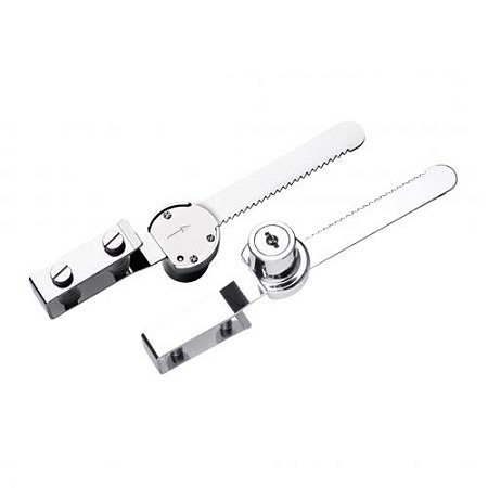 Fechadura Vitrine com Serrilhado 160mm