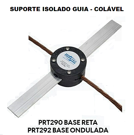 Suporte Isolador Guia Pvc para Fita Aluminio