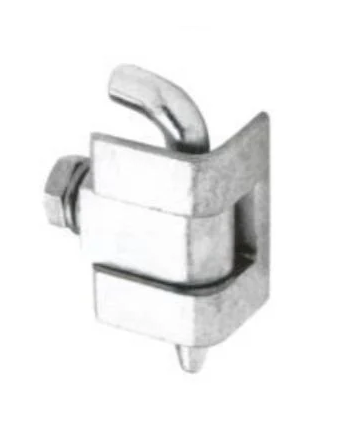 Dobradiça Semi Embutida 180º Zincada