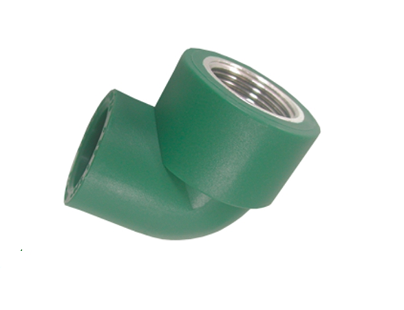 PPR Verde - Cotovelo Liso x Rosca Interna Metal