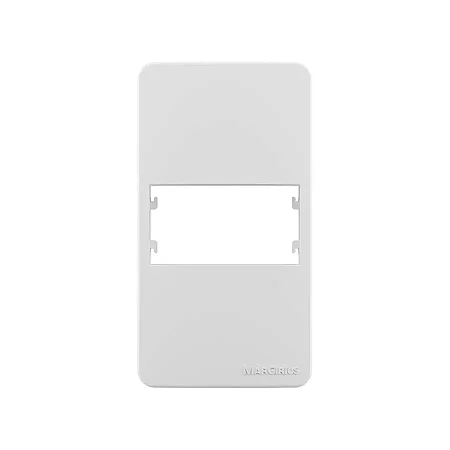 Placa Condulete Modular Sleek Branco - 1 Posto