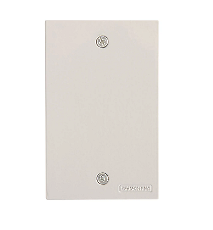 Placa Piso Tramontina Modular Cinza 4x2 - Cega