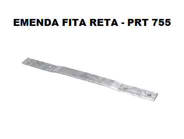 Emenda Fita Aluminio Reta 7/8" x 1/8"