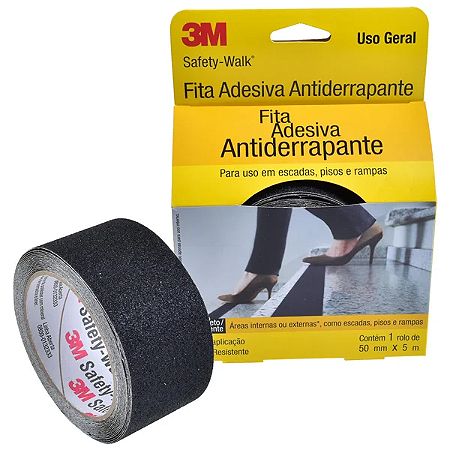 Fita Antiderrapante 3M Preta