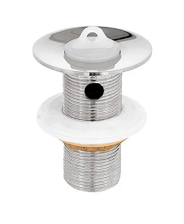 Valvula de Metal Lavatorio com Ladrão Cromado 7/8''