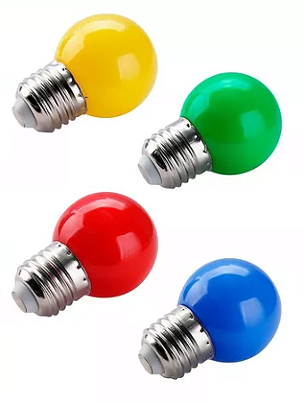 Lampada Bolinha Colorida Led