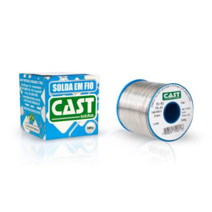Estanho Carretel Azul 60x40 - 1,00mm