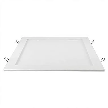 Embutido Led Painel Quadrado Branco Quente