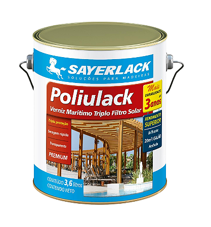 Verniz Maritimo Premium - Poliulack Sayerlack 3,6Litros