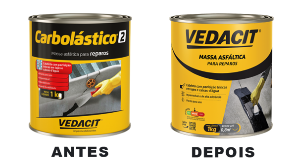 Massa Asfaltica - Carbolastico 2 - 1Kg