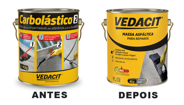 Massa Asfaltica - Carbolastico 2 - 4Kg