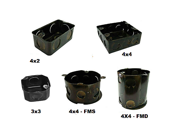 Caixinha Ferro Esmaltada - Chapa