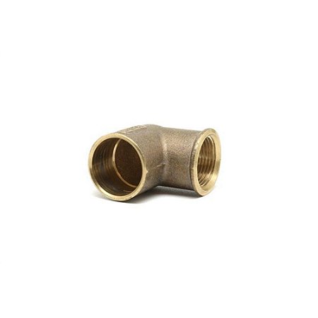 Cotovelo Metal Liso e Rosca Femea